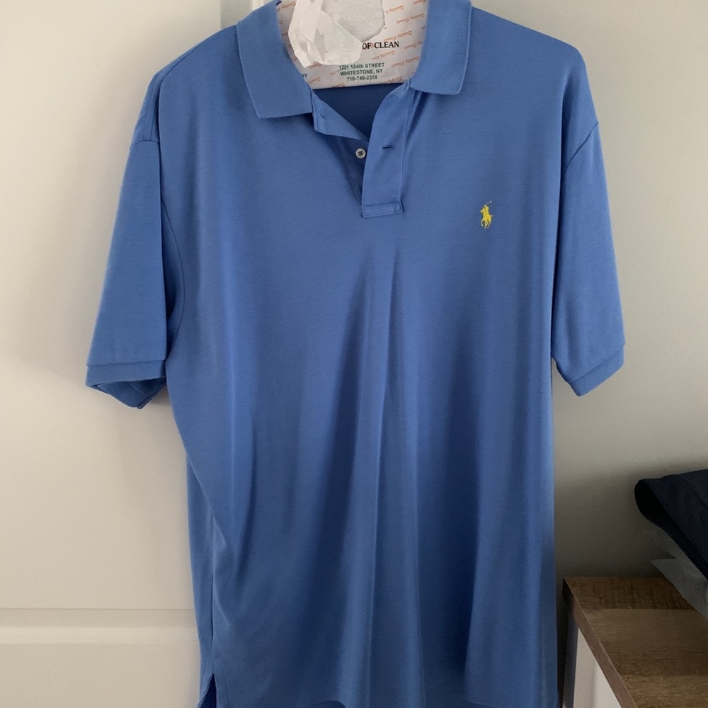 XL Blue Soft Ralph Lauren Polo Shirt